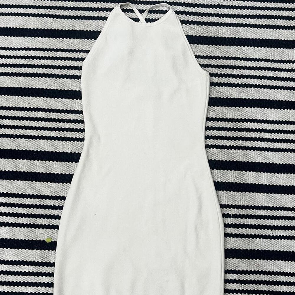 Babaton white bodysuit size xs
